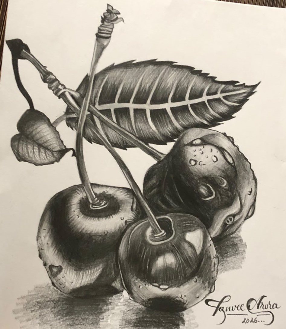 Pencil sketch by Tanvee Arora(9-F).